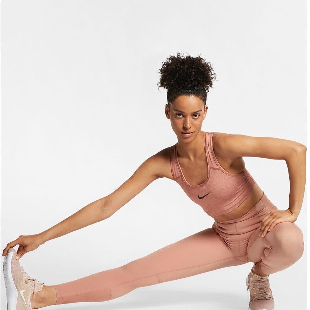 Nike Tech Pack Power Pocket LUX Training Tights Pants Blush Pink Women's Small - Picture 4 of 11